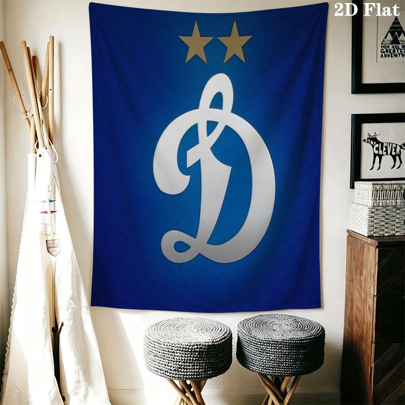 Dynamo Moscow Roar Wall Hanging Printed Fabric Blanket Decorative Tapestries for Bedroom Living Room Home Decor