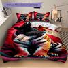 3pcs Tiger Print Duvet Cover Set - Includes 1 Duvet Cover and 2 Pillowcases, No Quilt Core, All-Season Home Decor yy251111080