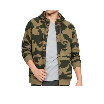 Camo Hooded Cardigan Sweatshirt Jacket Men Outerwear Outpost-Green 1329748-331