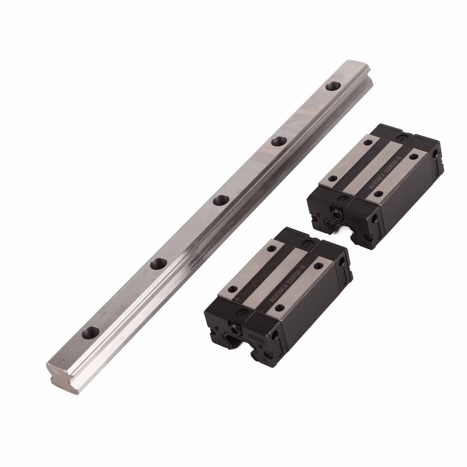 

1pc HGR20‑300mm Linear Guide Rail + 2pcs Carriages Bearing Block Slider