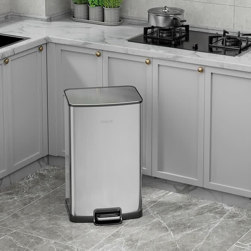 GAOK 30L Stainless Steel Step Bin