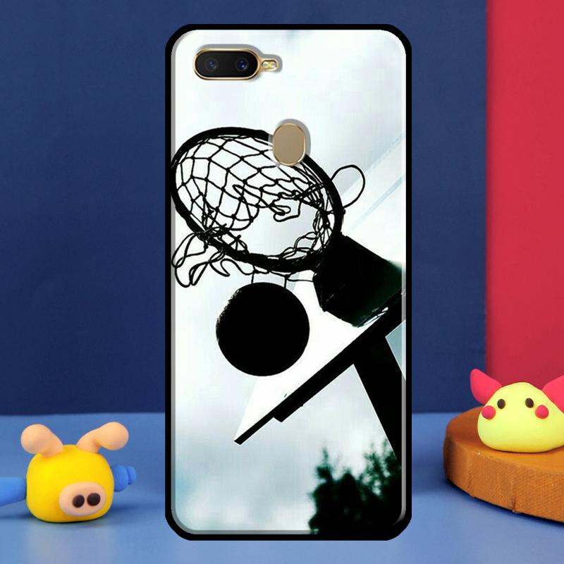 Basketball Sports Case For Oppo A96 A76 A16 A74 A94 A54 S A57 A77 A58 A78 A98 A5 A9 A91 A15 A17 A52 A72 Cover