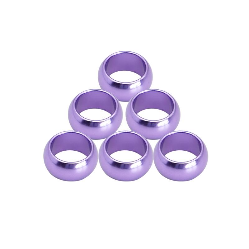 5 Stück Aluminium Vogel Fußring Innendurchmesser 8mm/10mm Tauben Papagei Vogel Outdoor Flugtraining Identifikation Rennbedarf