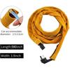 TIG Torch Cable Cover Heavy Duty Leather Sleeve for Effective Protection of Welding Cables in Harsh Environments