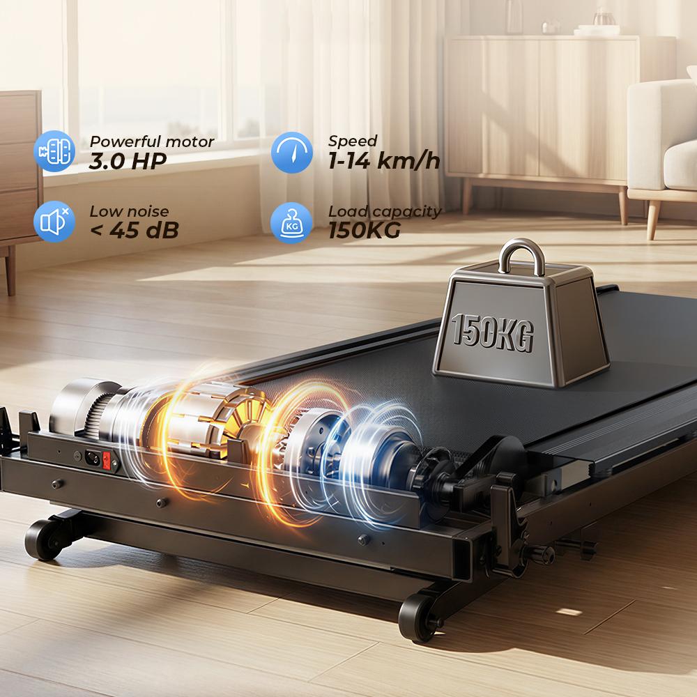 BIEŻNIA ELEKTRYCZNA DOMOWA SKŁADANA FT54 REGULACJA NACHYLENIA 15% z app do 150KG