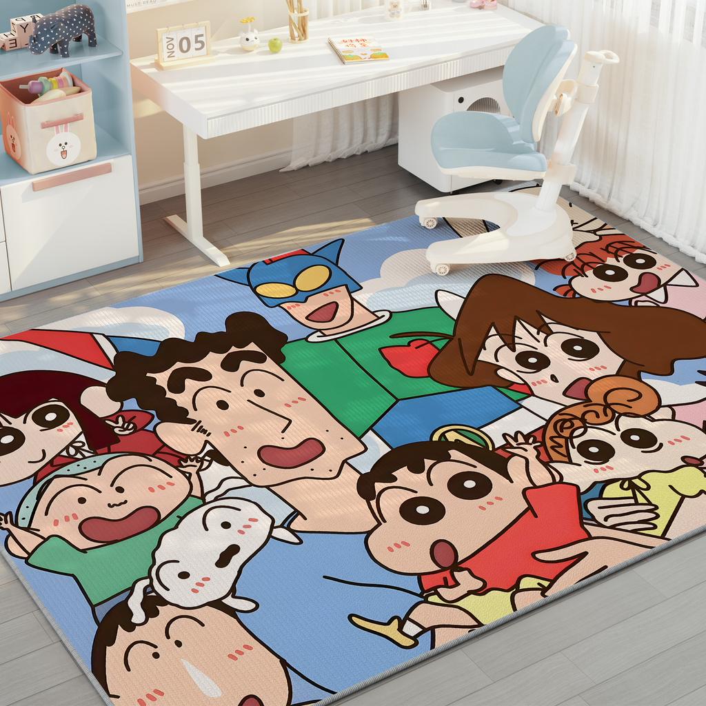  Crayon Shin Chan Children Room Computer Chair Carpet Men Girls Bedroom Study Desk Swivel Chair Mat Reading Area Floor Mat