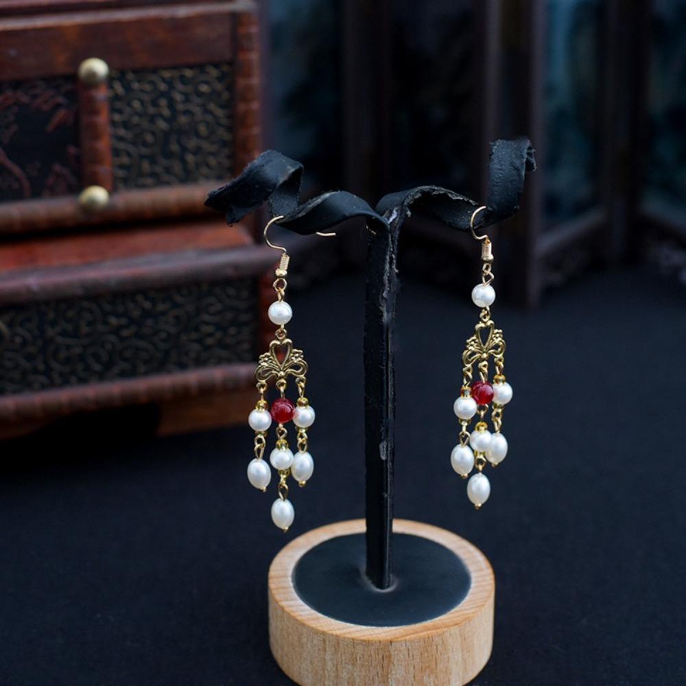 Tassel Chinese Style Hairpin Set Pearl Butterfly Hair Comb Hanfu Hair Stick  Hairstyle Tool