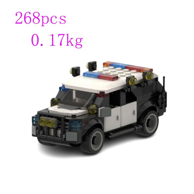 Spot small particle assembly building blocks MOC-52947 37375 city vehicle rescue vehicle educational toy building model gift set