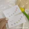 Earrings Flower Snowflake Daily Round Set
