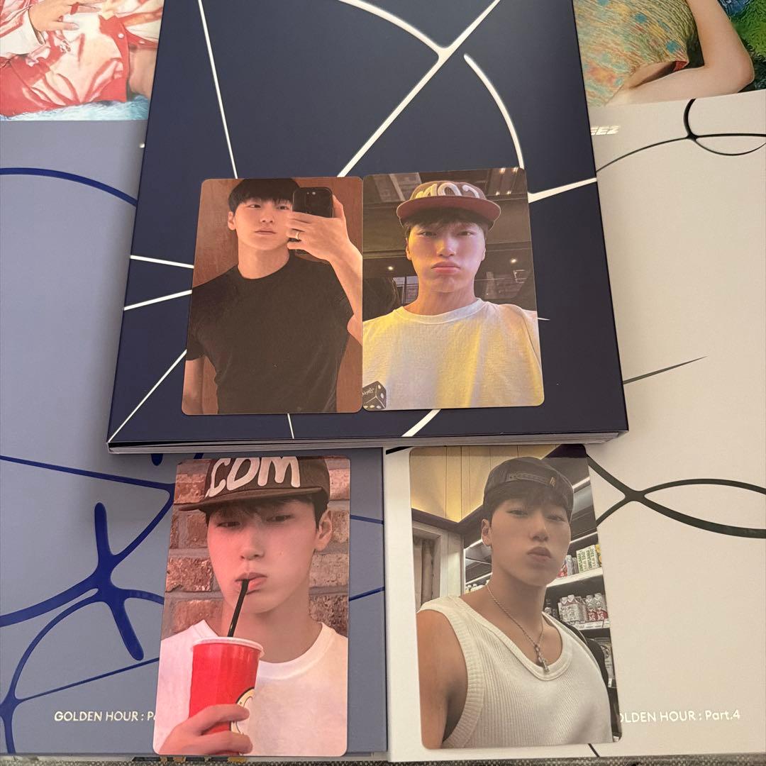 Sun ATEEZ GH4 3 types album trading card set