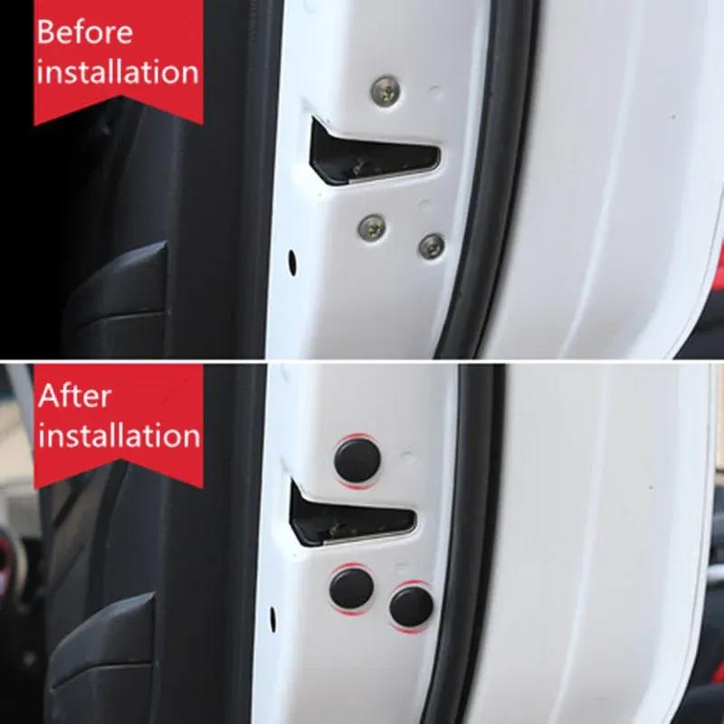 12Pcs Car Door Lock Screw Protector Cover for Ford Focus Kuga Fiesta Ecosport Mondeo Escape Explorer Edge Mustang Fusion Flex