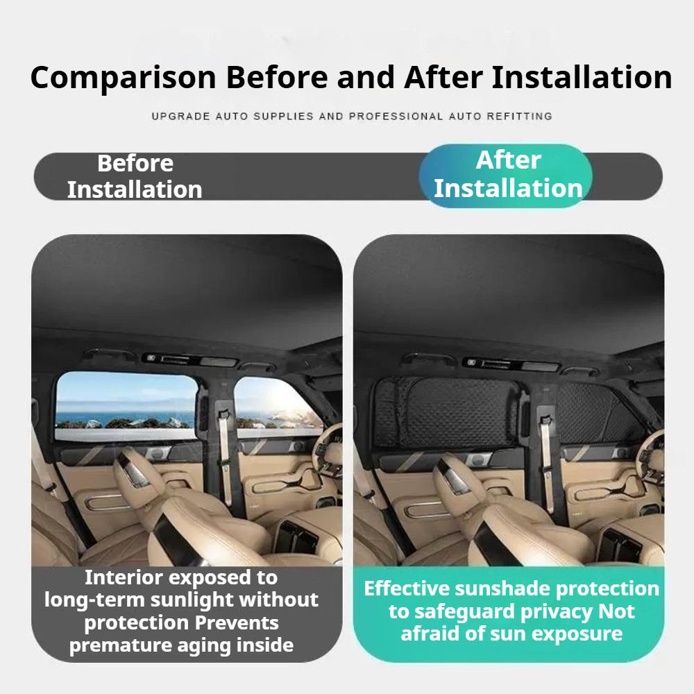 For BYD Leopard 8 Denza B8 Car Front Windshield Sunshade UV Protection Heat Insulation Car Interior Accessories