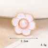 Pearl Flower Five-Petal DIY Phone Case Teardrop Clog Embellishments