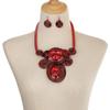 Crystal Gem Vintage Beads Necklaces Irregular Banquet Jewelry  Evening