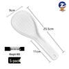 Zhongji Thickened 5-Finger Plastic Rice Serving Scoop - 5 Pack