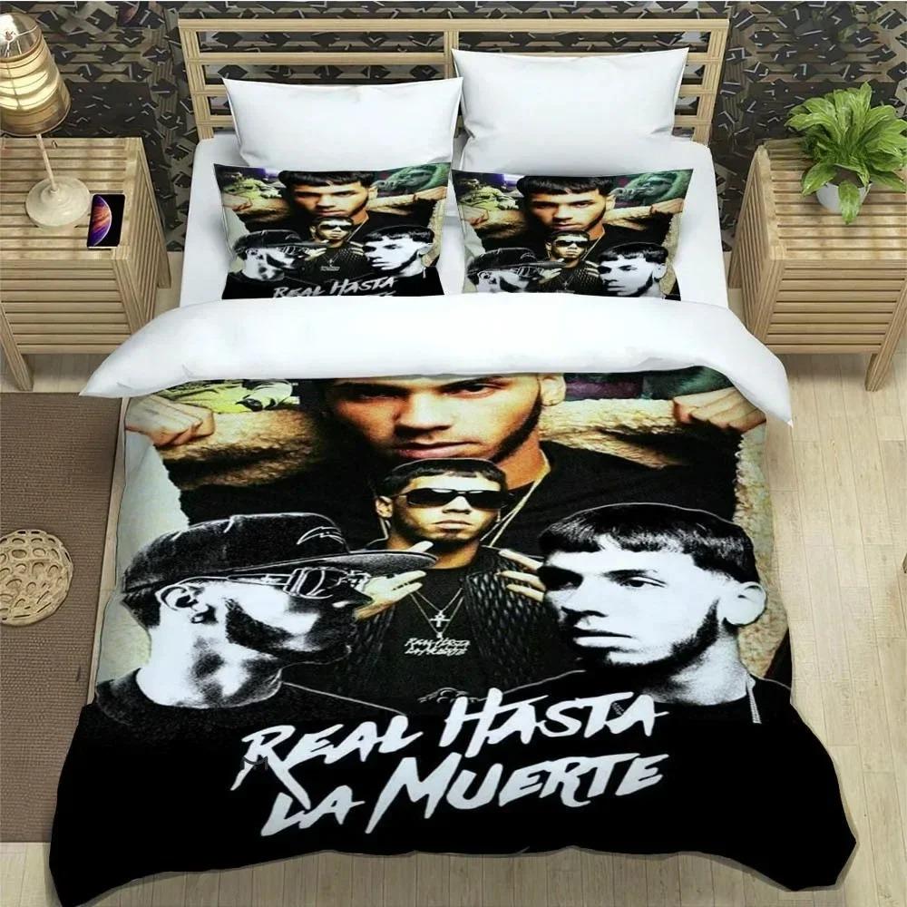 Rapper Anuel AA 3D NEW Duvet Cover Pillowcase Bedding Set Adult Boy Girl Bedroom Decoration Children Single Double Large