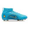 Nike Pantofi sport pentru copii Mercurial Superfly 8 Academy MG GS Blueprint Pack clor-albastru Marina laser-portocaliu DJ2854-484