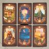 Magic Mirror Lenormand, A Deluxe 40-Card Divination System 9*6cm (36 Pcs Lenormand Cards + 4 Extra Cards) In Russian Language