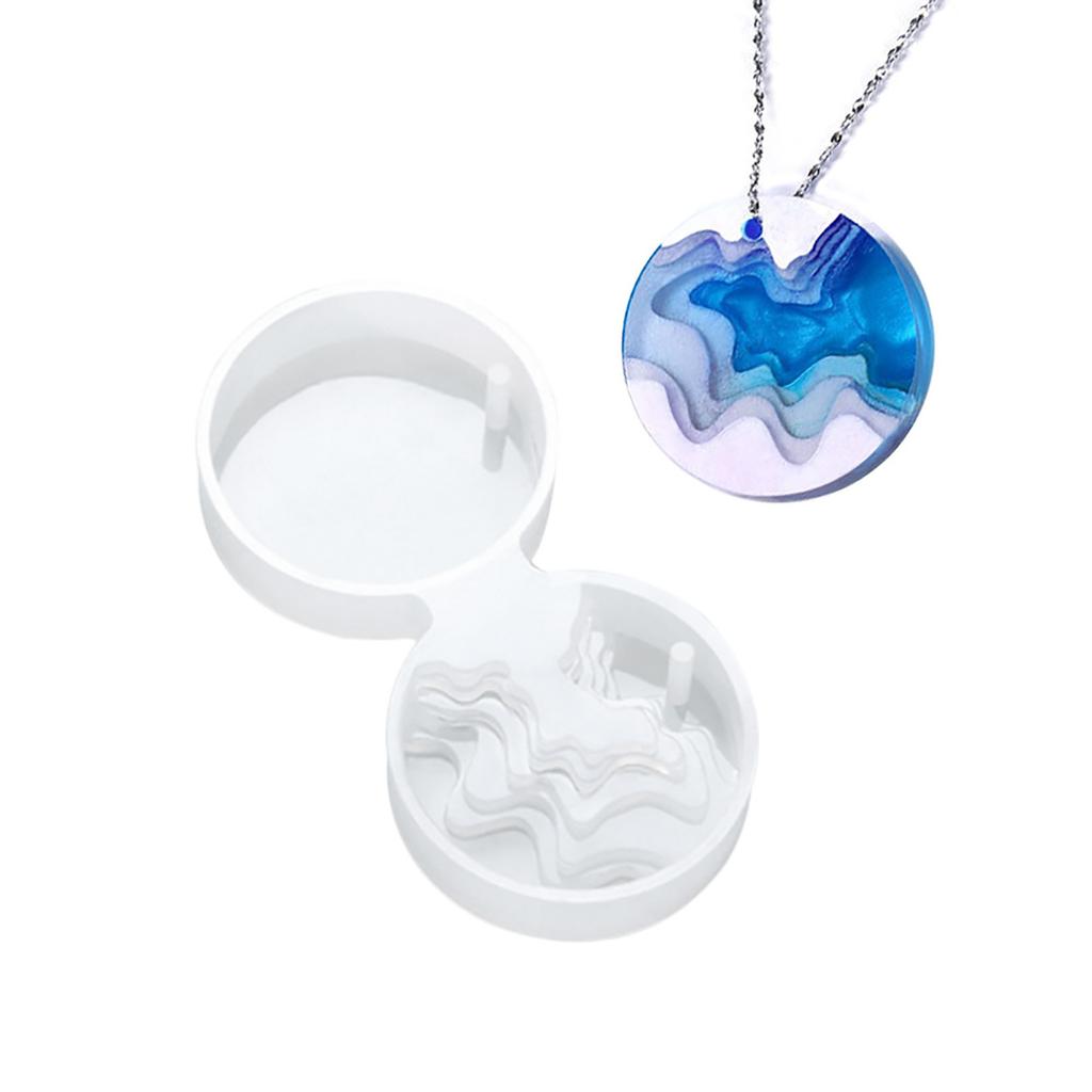 Round Water Drop Handmade DIY Crystal Epoxy Glue Creative Silicone Molds