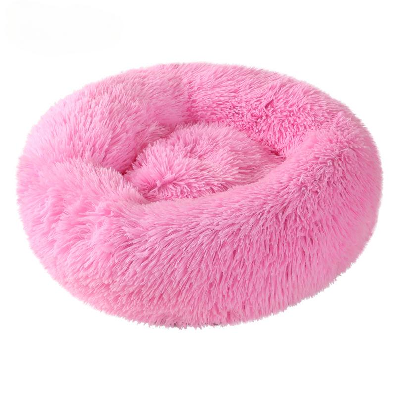 Pet Supplies Plush Winter Round Dog Mat
