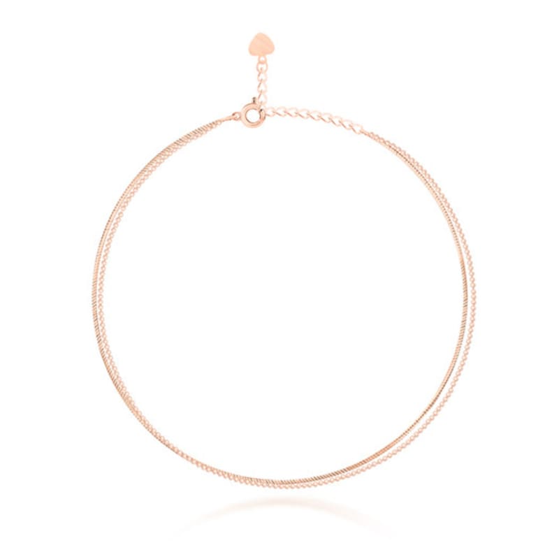 

MILTON STELLE Silver Anklet MSJ-SA180163 White