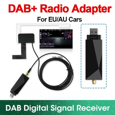 Europäische EU AU DAB + Antenne USB-Adapter Digital Audio Broadcast Android Auto Radio Stereo Receiver Player