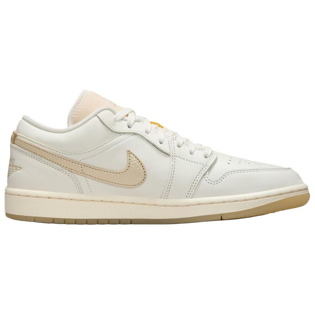 Air Jordan 1 Low Hoops Gold Pack Women Sneakers Cream Sail Pale-Ivory HV5157-100