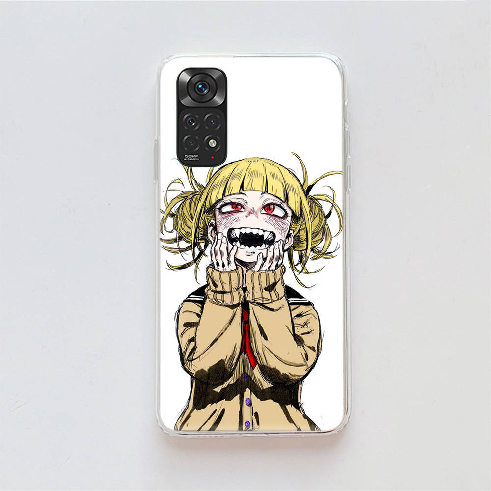 DT3 Hero Academia Toga Case for Samsung A04 A14 A23 A34 A54 M23 M33 M52 M53 Realme 10 9 C30S C35 C55 VIVO Y02S Y21 Y33S Y51 X80 Pro Clear Cover