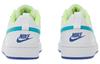 Nike Court Borough Leather Low top Kids' Skateboarding Shoes White Light Blue Unisex BQ5448-105