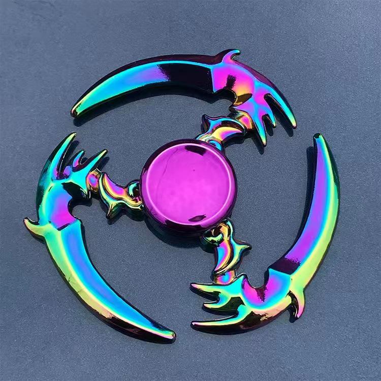 Hundred Styles Alloy Finger Spinner: Cool Decompression Toy for Kids and Students