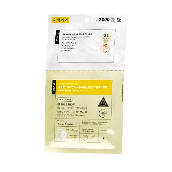 

VT Cosmetics Reedle Shot Radiance Glutathione Wrapping Steam Mask Brightening Sheet Mask 22g