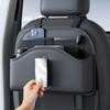 Car Tissue Holder Back Seats Organizers PU Leather Storage with Cup Holder Multifunction Car Back Seats Organizers for C