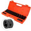 15 PCS/SET SET DRIVE   SOCKET, 1/2 Inch     Socket Tools 10-32 Mm for Garage Workshop