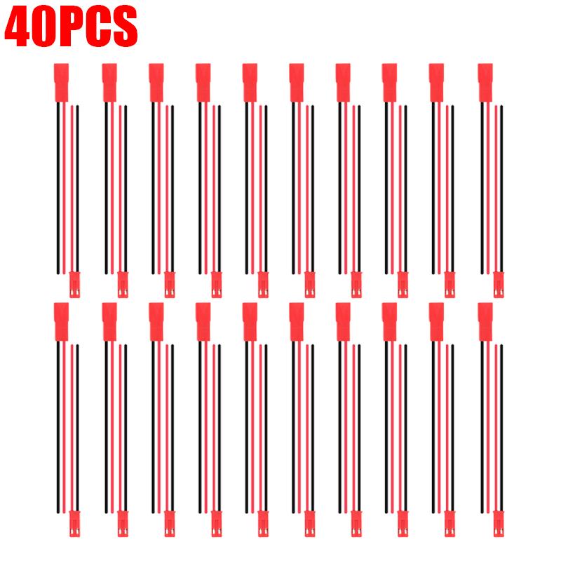 2 Pin JST Plug Connector Male Female Plug Connectors Terminals Electronic Cable Wire for LED Lamp Strip RC Toys Battery Adapter