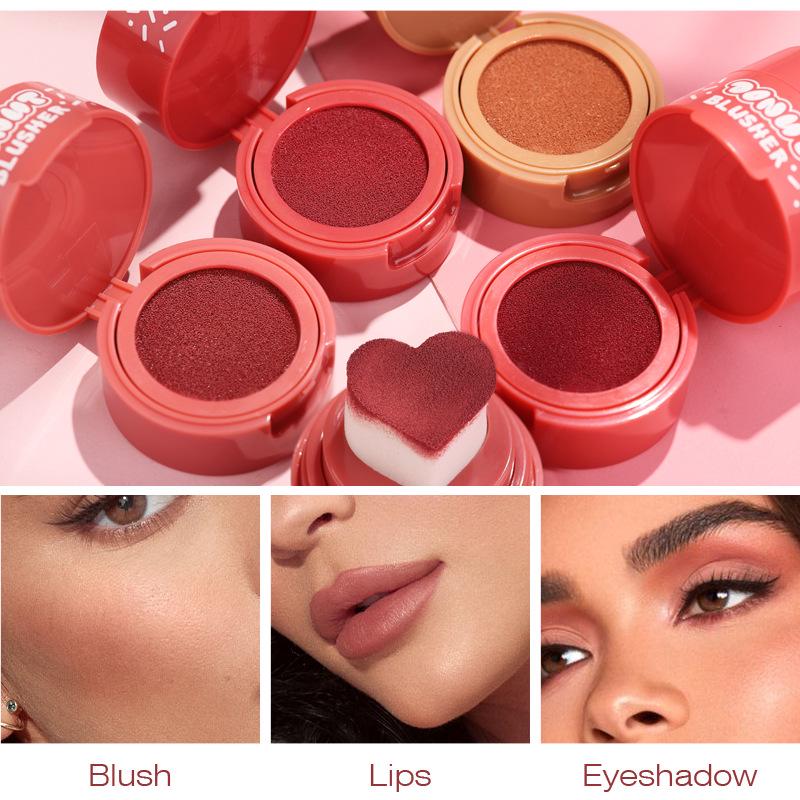 Kristen Leanne Heart Cushion Liquid Blush - Natural Nude Velvet Finish