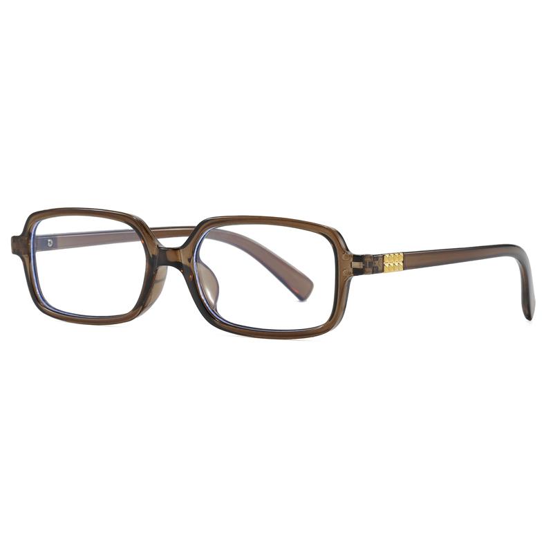 4pcs Fashion Women Small Square Eyeglasses Frame Anti Blue Light Eyeglasses Outdoor Casual Eyewear Rivet Glasses Unisex