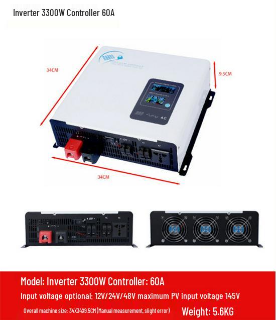 Home Off-Grid All-in-One Inverter Controller (12/24/48V)