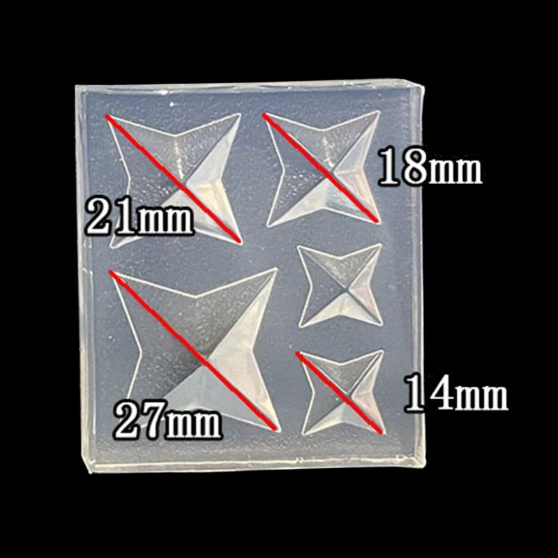 3D Gem Stone Epoxy Resin Molds DIY Jewelry Fondant Mould Cakes Decorating Tools Mini Candy Baking Mold Easy To Clean