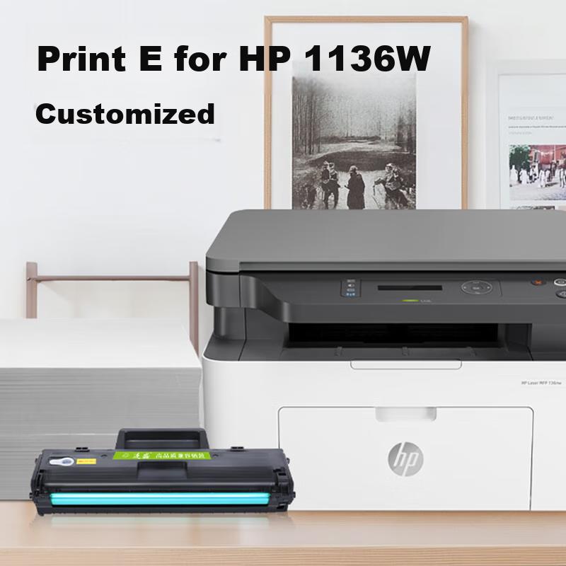 Compatible with HP 1136W Toner Cartridge, Laser MFP 1136w Ink Cartridge, Printer Toner, High Capacity