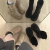 Boots Women's Short Boots 2025 New Autumn Trend Retro Small Man Thin Thick Sole Heightening Maillard Thin Boots