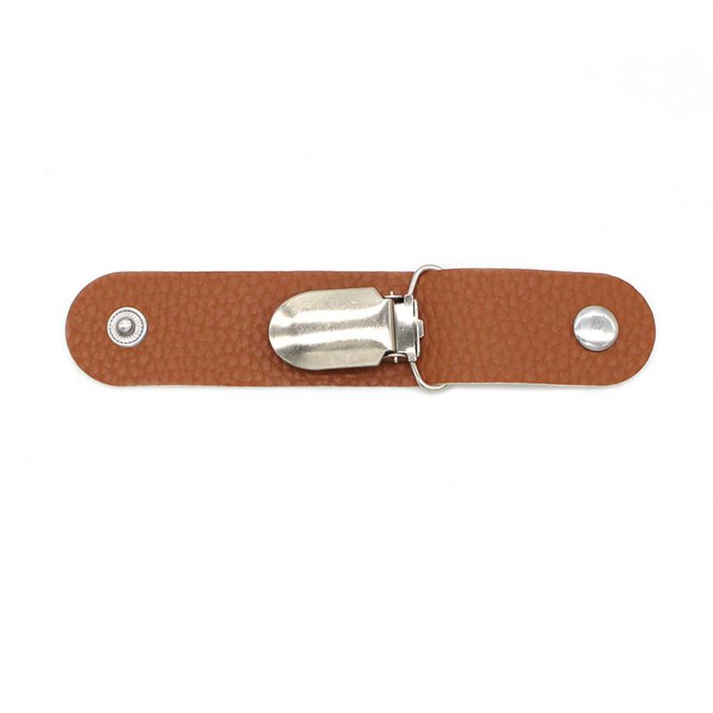 Hat Clip For Travel Hat Clip For Travel On Bag PU Leather Hat Clip Multifunctional Duckbill Hat Clip Outdoor Hat Companion