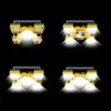 Head Light Flashlight Spotlight Headlamp 5 LED Super Bright Waterproof USB Charger Adjustable for Outdoor Hiking Camping Cycling
