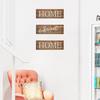 3 Pcs/Set Wooden Home Sweet Home Sign, Rustic Farmhouse Decorative Sign, Vintage Hanging Wall Plaque for Living Room, Bedroom, Kitchen, Front Door