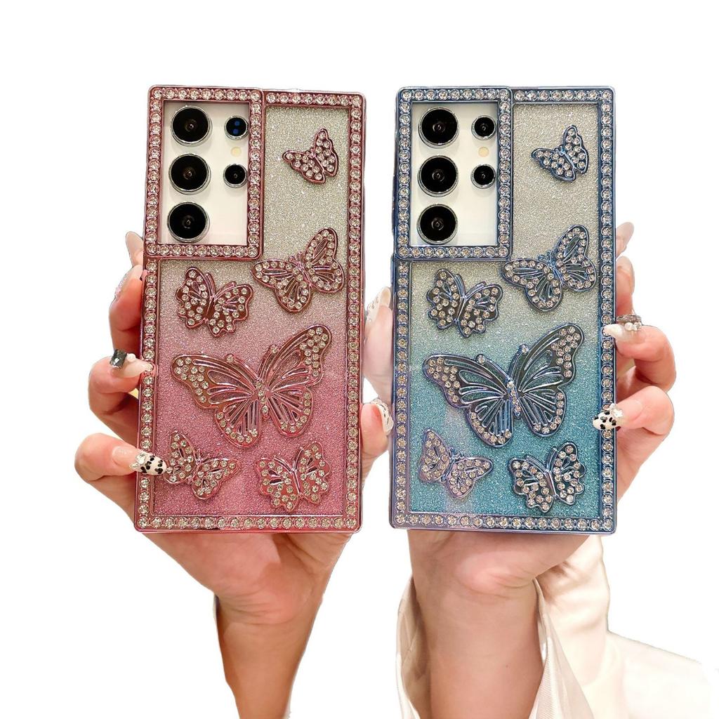 Suitable for Samsung S25 Ultra Mobile Phone Case A56S24plus Electroplated A36 Fashion Protective Case