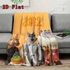The Bad Guys 2D Flat Pattern Flannel Blanket High quality All Seasons Warmth and Comfort Perfect for Christmas Gifts.PMT0914359