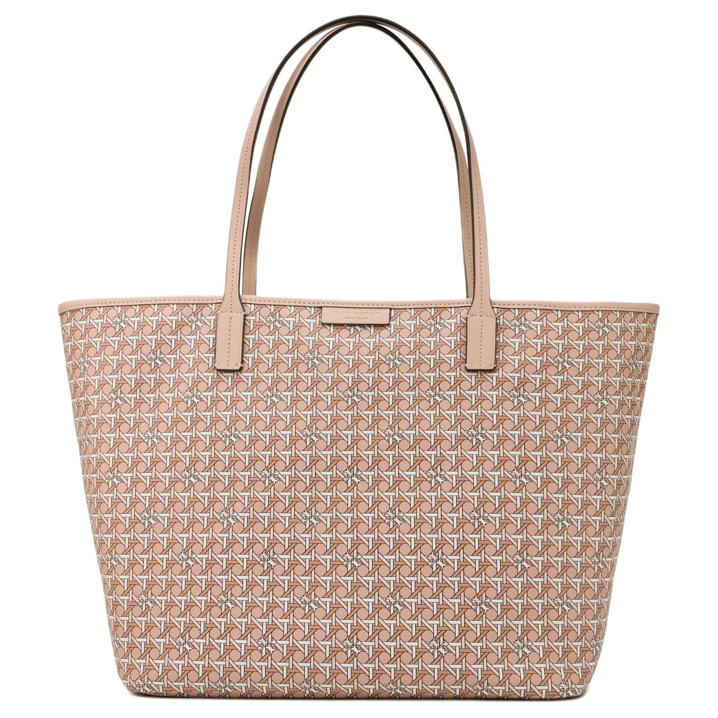 

Tory Burch Vintage Floral Print Canvas Tote Bag Women tote bags Pink 145634-650 Basic Set (Bag+Dust Bag)