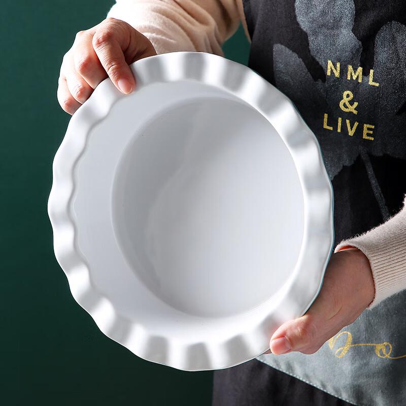 

LISM Modern Floral Ceramic Dinner Plate
