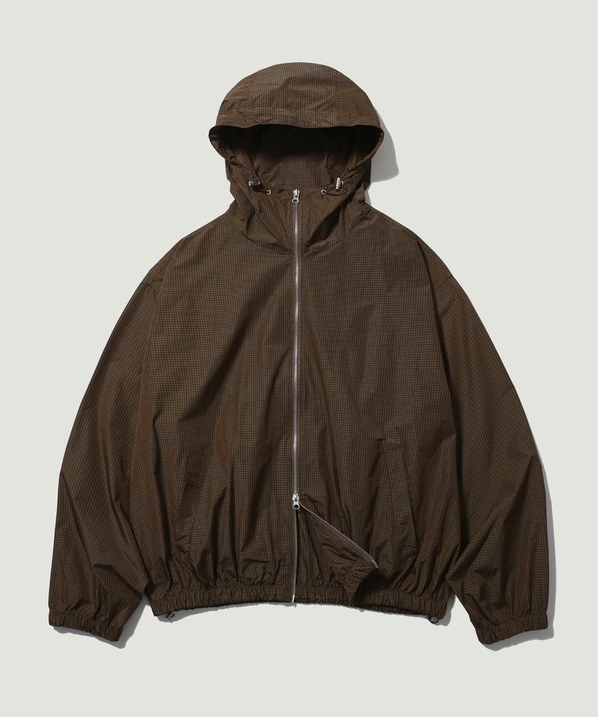 Ease Micro Pattern Windbreaker_Brown_Unisex