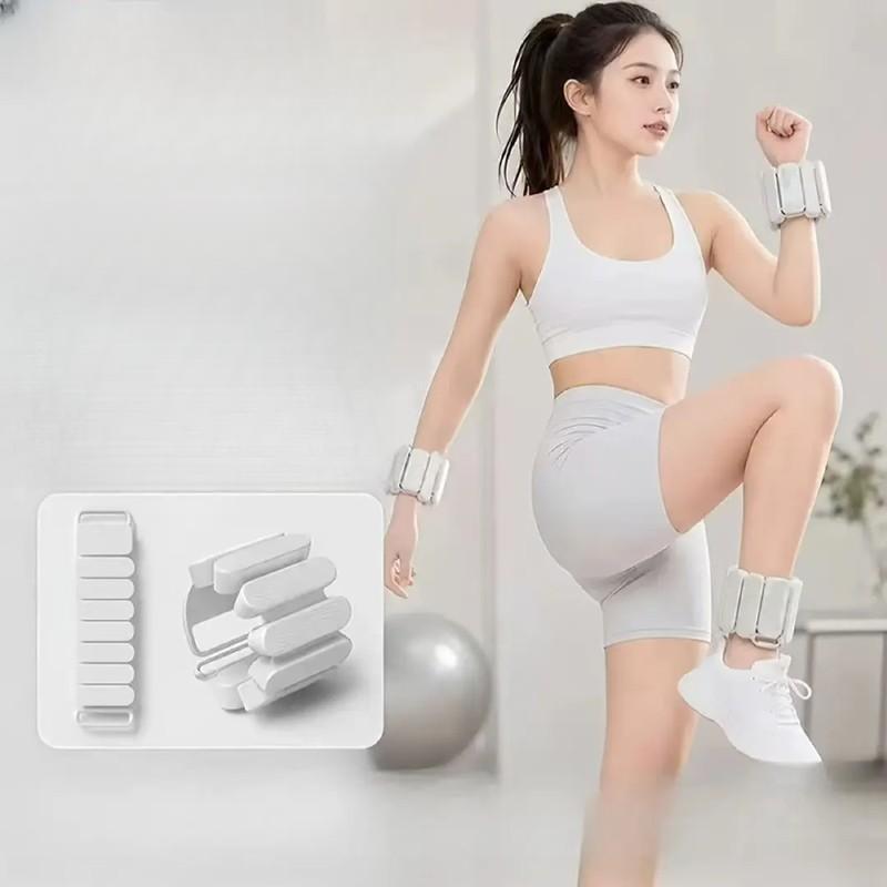 Adjustable Weighted Fitness Wrist & Ankle Strap - Easy Detachable for Men & Women