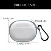 Shockproof Earphone Sleeve Scratch Resistant Housing Antidust Washable Clear Cover Protective Case Suitable for Capsule3